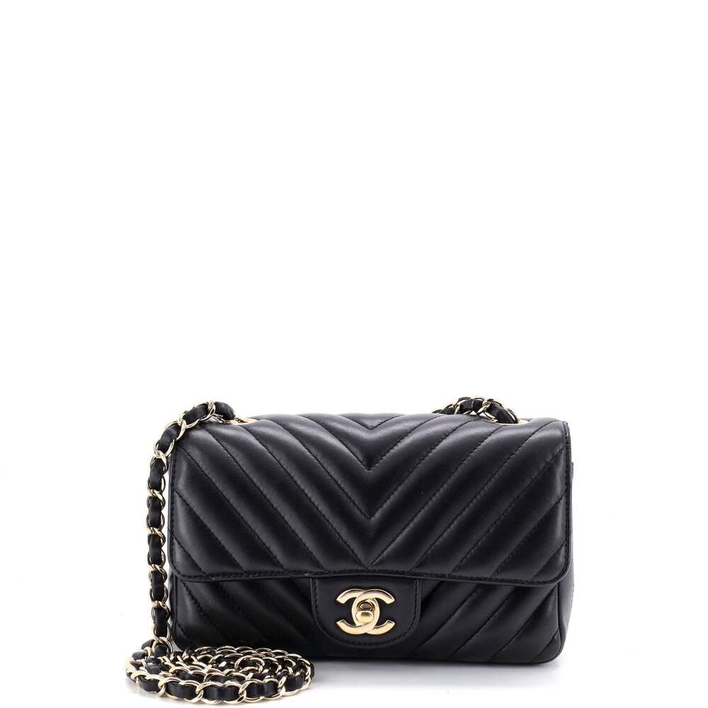 Chanel Classic Single Flap Bag Chevron #256591C47B